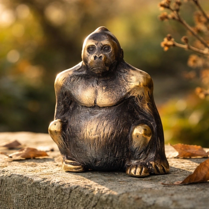 Siddende Gorilla 8 cm