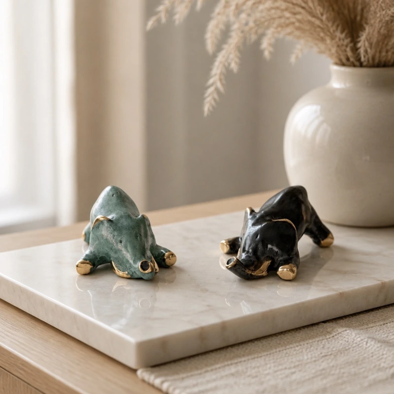 Elefant knælende 9 cm