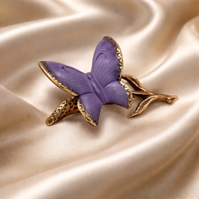 Bred sommerfugl 4 cm