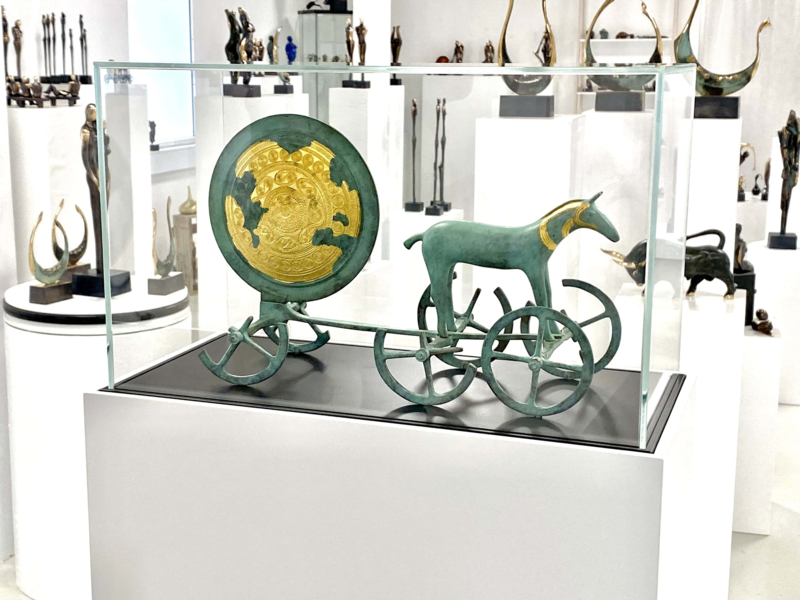 Sun Chariot replica numbered