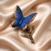 Wide butterfly 6 cm