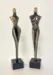She and He bronze sculptures