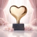 Large Polished Heart 16 cm