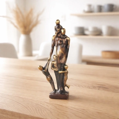 Couple with 4 children 25 cm