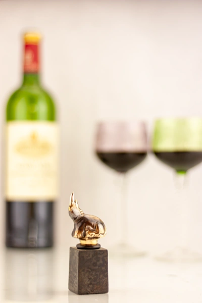 Næsehorn vinprop 9 cm