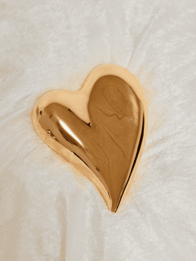 Large Lying Heart 13 cm